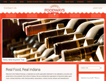 Tablet Screenshot of indianafoodways.com